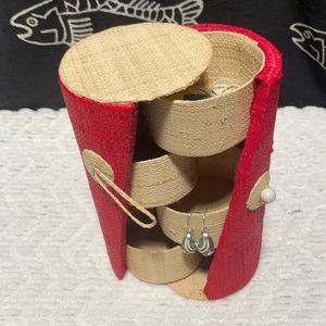 Woven Travel Jewelry Case